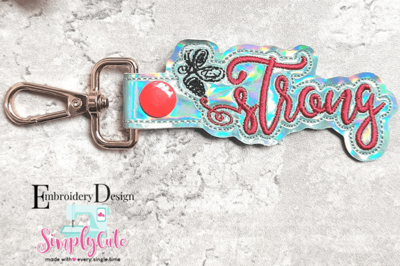 Bee Strong ITH Keychain: A Designer’s Review