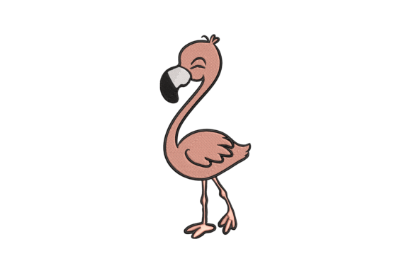 Cute Flamingo Embroidery Design Review