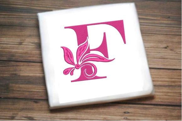 Elegant Floral Letter F: A Holiday Design Review