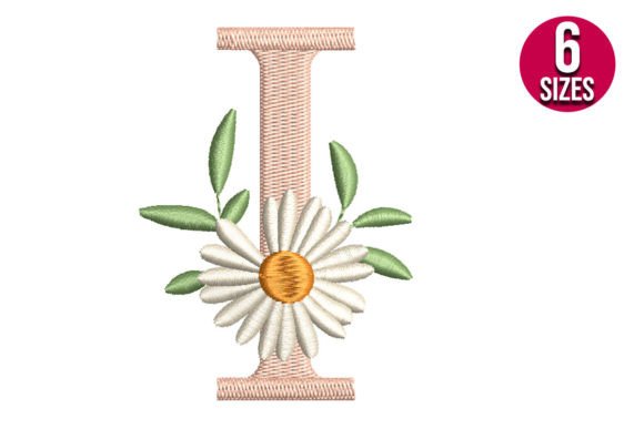 Review: Floral Alphabet Letter I for Embroidery