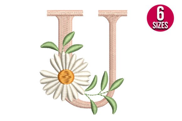 Reviewing Floral Alphabet Letter U for Boutique Sweatshirts